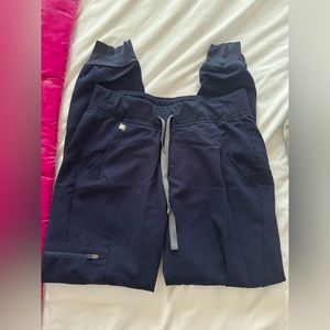 Figs Zamora Navy Jogger Scrub Pant